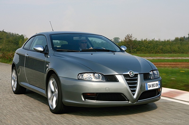 Alfa Romeo GT 2.0 JTS 165 KM 2007 coupe skrzynia ręczna napęd ...