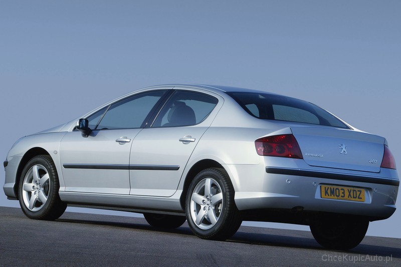 Peugeot 407 1.8 116 KM 2004 sedan skrzynia ręczna napęd przedni ...